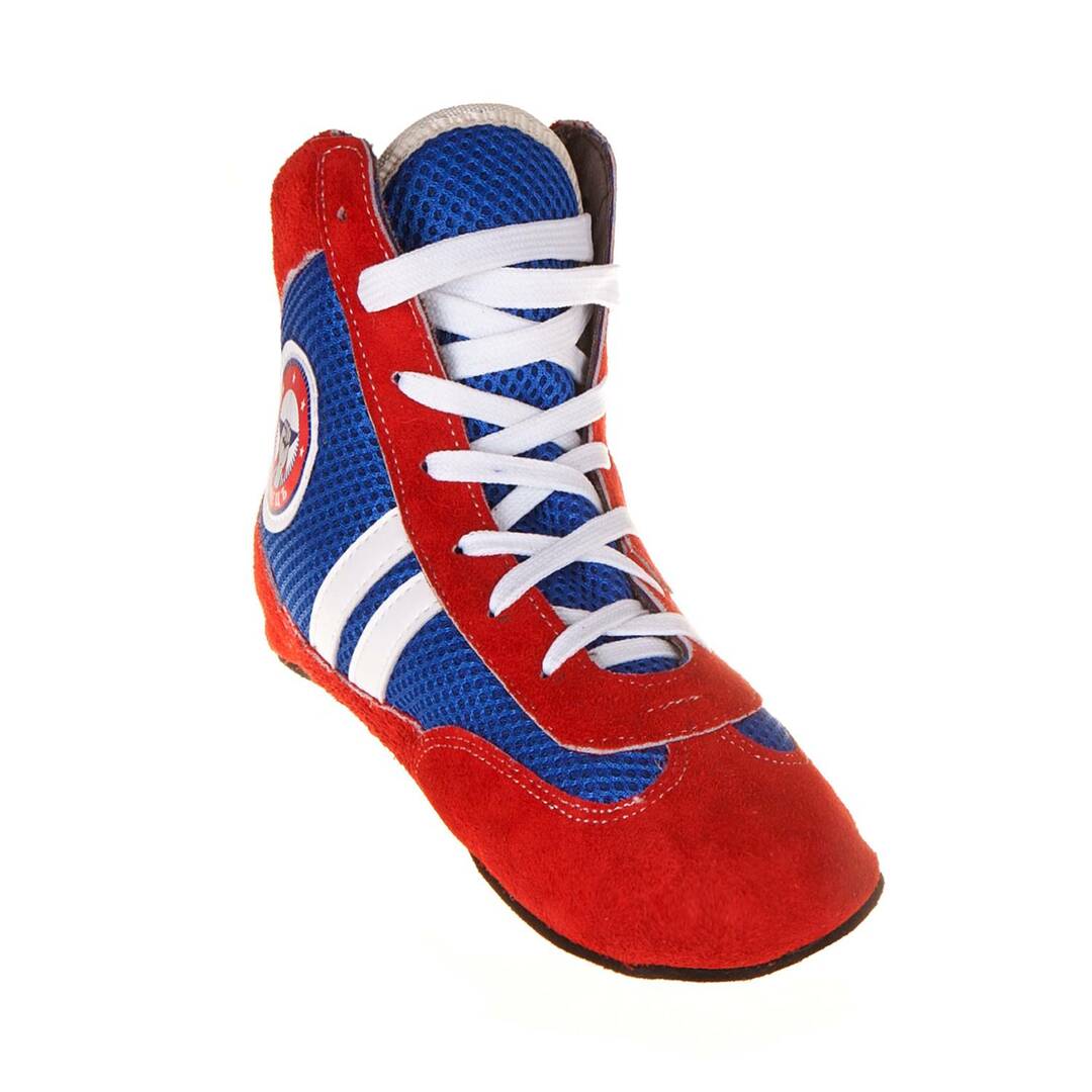 Cipele za hrvanje Fighter BSZ-02KS, crveno / plavo, 40