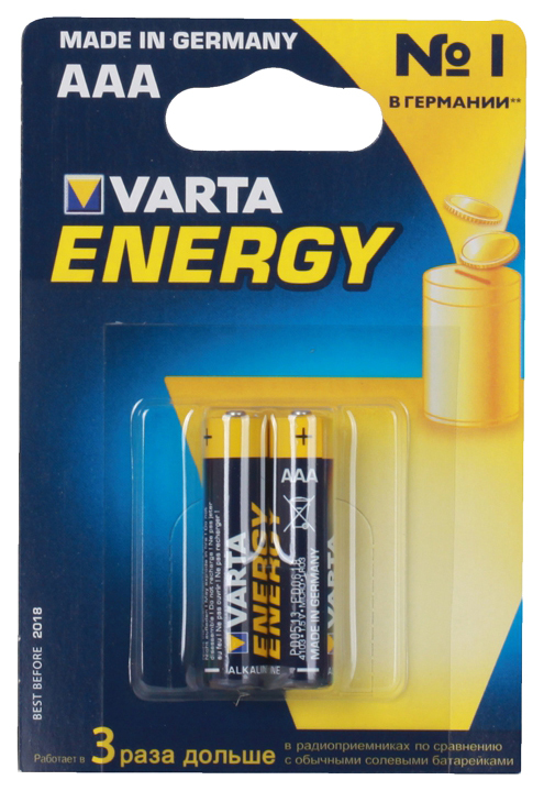 Bateria VARTA ENERGY 4103213412 2 peças