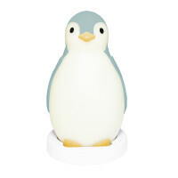 Draadloze speaker + wekker + nachtlampje ZAZU Pam de pinguïn, kleur: blauw