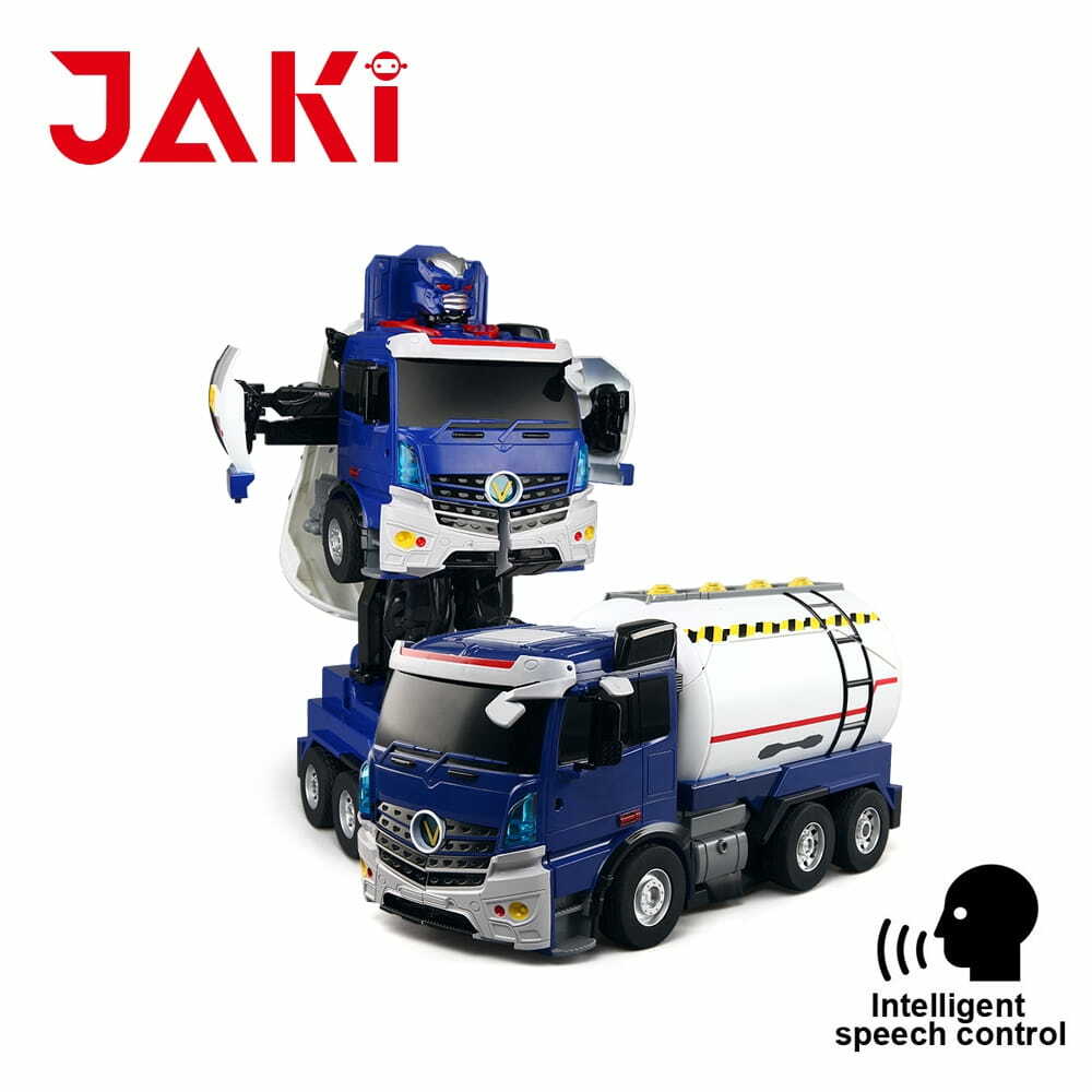 Radiografisch bestuurbare transformerende auto Jaki Brandstofvrachtwagen (BLUESEA)