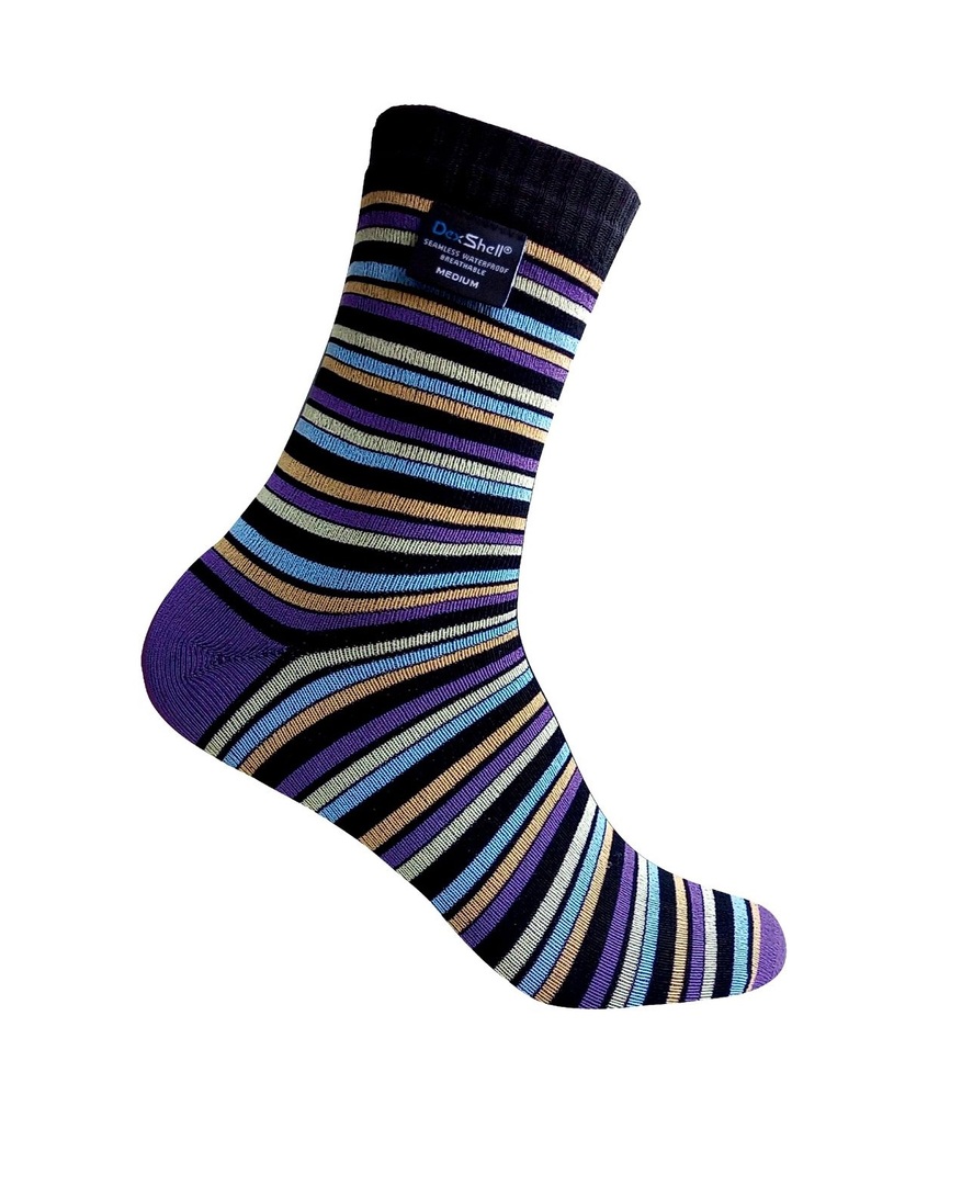 DexShell Waterproof Ultra Flex Stripe 2018 Striped Socks, Size 47-49