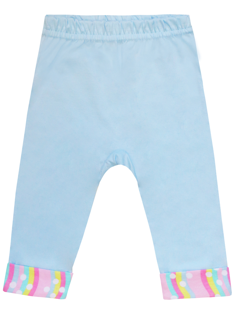 Otroške hlače KotMarKot Rainbow, velikost 86 modra