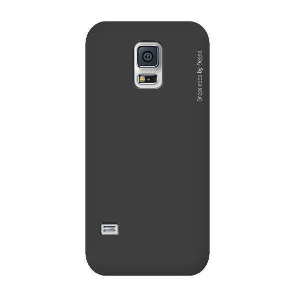 Samsung Galaxy S5 mini (SM-G800) plastik (gri) için Deppa Air Kılıf