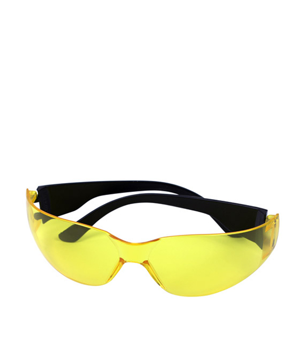 Schutzbrille ARCHIMEDES offen mit gelben Gläsern