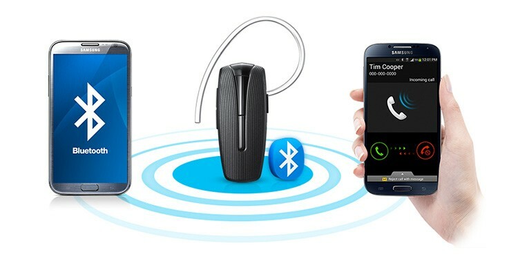 Pairing a bluetooth headset and phone enables wireless connection of devices