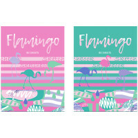 Sketchbook Flamingo, A5, 80 folhas