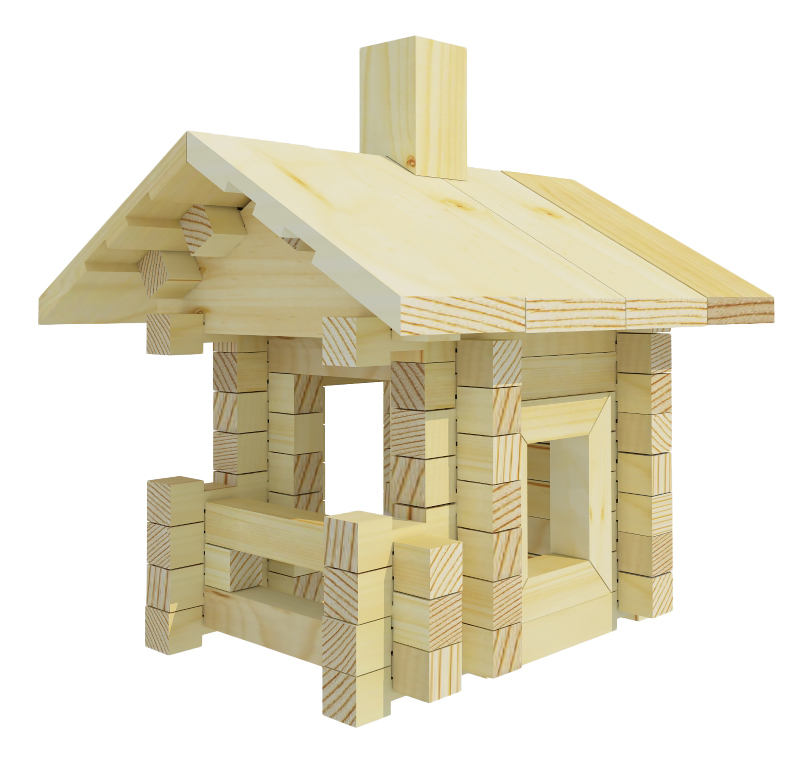Wooden constructor Wood quack! Young builder # 2
