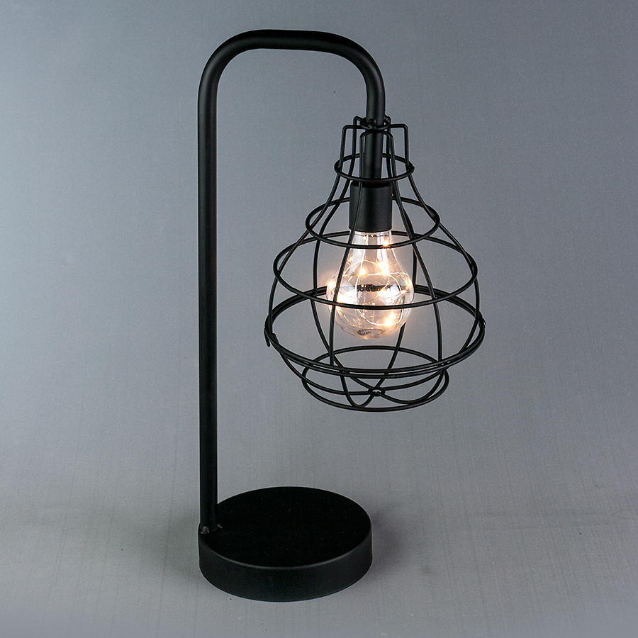Lámpara decorativa, LED, alimentada por batería (R3 * 3) tamaño 19x14.5x37.5