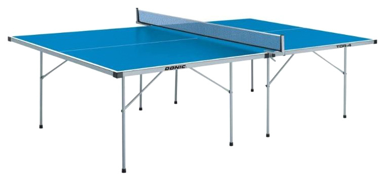 Tenisa galds Donic Tor-4 zils, ar tīklu