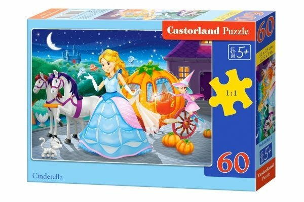Puzzle Castor Land MIDI Cinderella 60el, 32 * 23cm В-06908