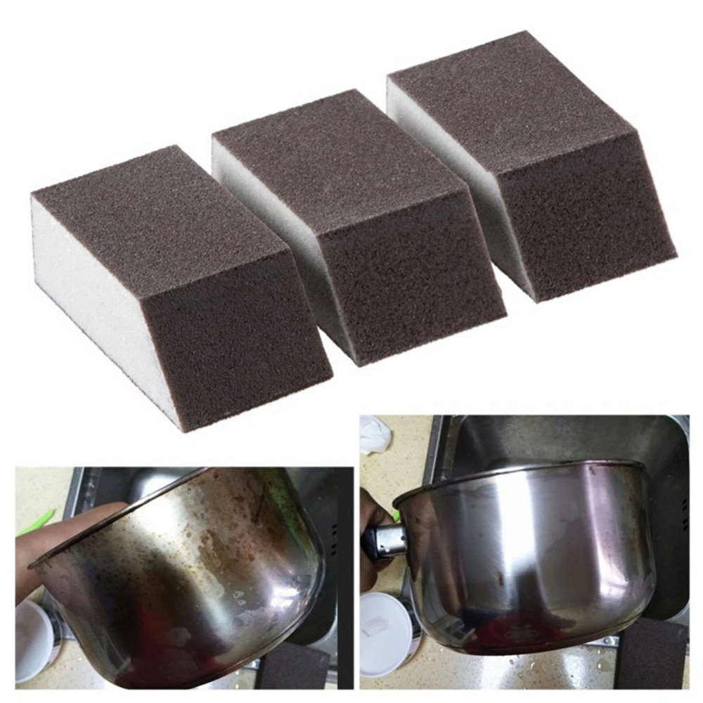 Pincel Magic Clean Pincel Esponja de Esmeril para Ferrugem, Sujeira e Manchas Pincel para Lavar Louça Cozinha Doméstica