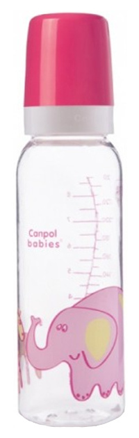 Palack Canpol Babies Sweet fun tritan 250 ml 11/840 Clear / Pink