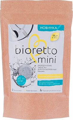 Környezetbarát tabletták Bioretto