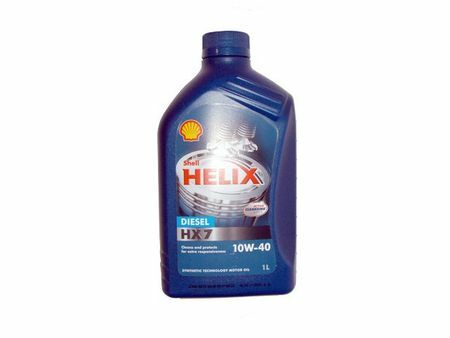 Motorno olje SHELL Helix Diesel + / HX7 10W40 1l