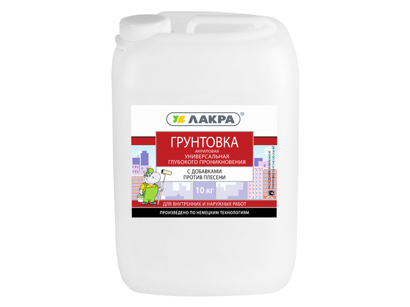 Akryl primer kan påføres forskellige overflader