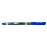Penna a sfera Sottile, corpo in plastica colorata, 0,5 mm, blu