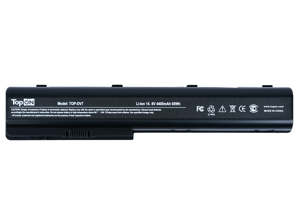 Batteria TopON TOP-DV7 4400mAh per notebook HP Pavilion DV7 DV8 HDX18 Compaq Presario