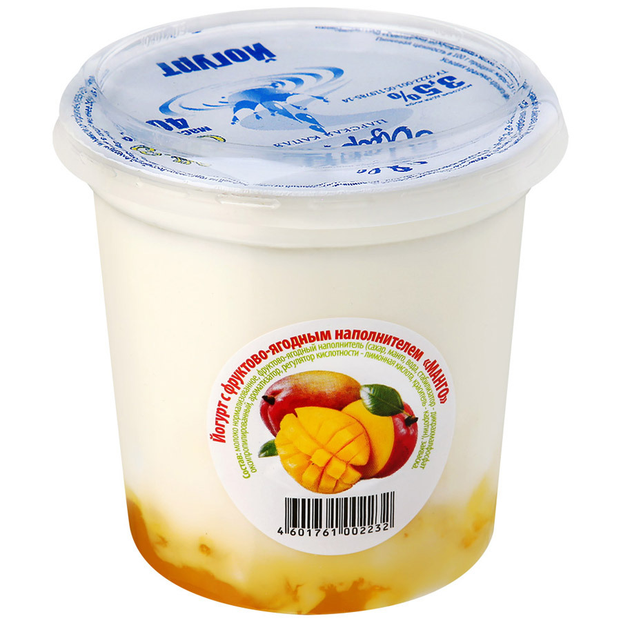 Jogurtas „Tsarka Mango“ 3,5% 0,4 kg
