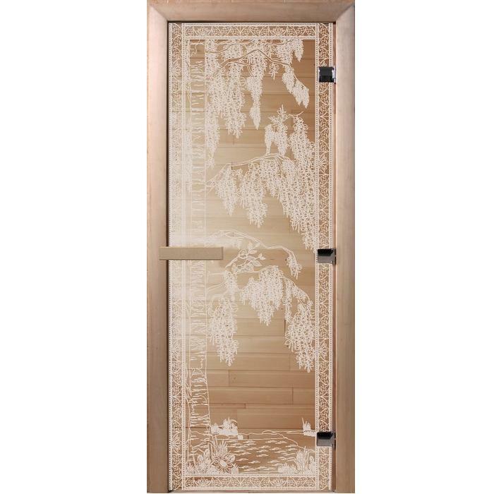 Vidrio para puerta de sauna Doorwood DW00902 Abedul transparente 700x1900 mm