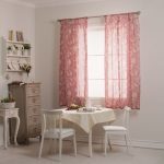 Rosa gardiner: användning i det inre av vardagsrummet, sovrum, barn