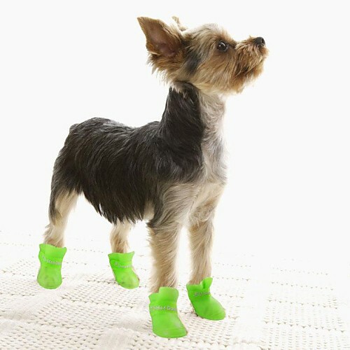 Psi Kočičí boty pro psy a boty Vodotěsné jednobarevné žluté modré růžové pro domácí mazlíčky / zima