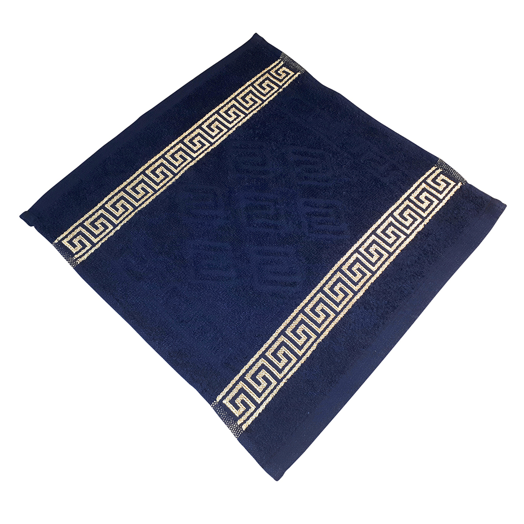 מגבת טרי BELEZZA גרטה / דיאנה 079, 30x30 ס" מ, צבוע רגיל, כחול, 380 גרם / מ" ר, 100% כותנה, 6128991