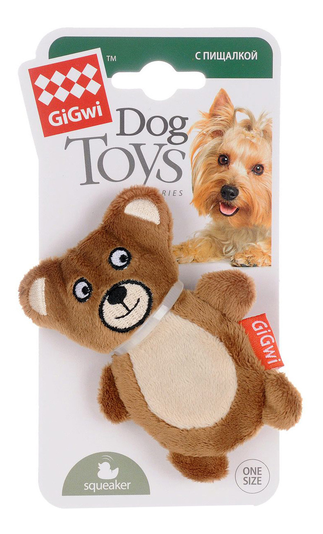 Mjuk leksak för hundar GiGwi, textil, 75023