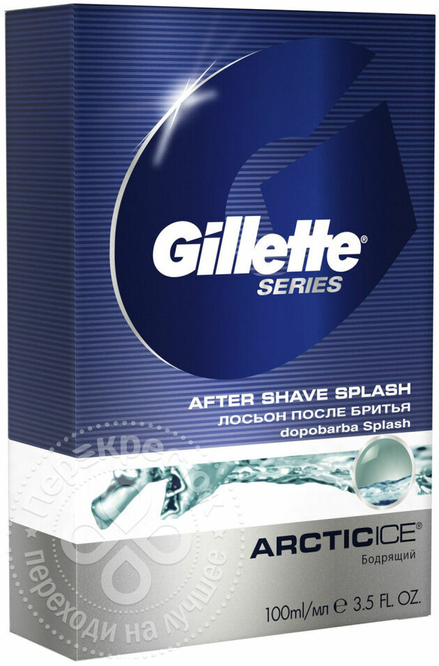 Loción para después del afeitado Gillette Arctic Ice 100ml