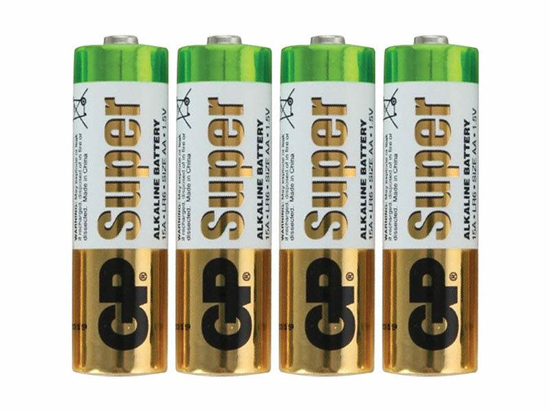 AA -batteri - GP Super Alkaline 15A (4 delar) 15ARS -2SB4