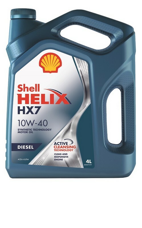 Motorno olje SHELL Helix HX7 Diesel 10W-40 polsintetično 4l