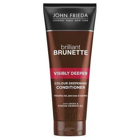 John Frieda Brilliant Brunette Acondicionador visiblemente más profundo para cabello oscuro intenso