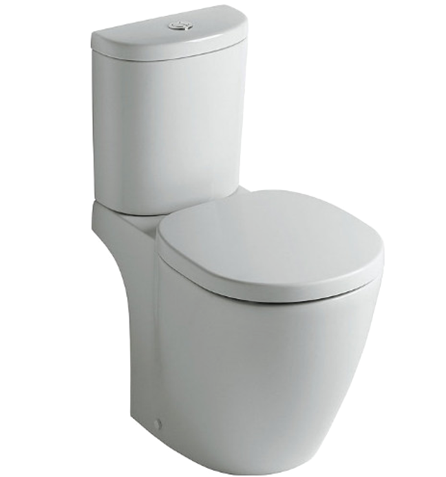 Toalett Ideal Standard CONNECT med bidetfunksjon E781801, med sistern E785601
