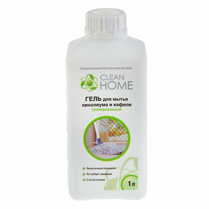 Clean home gel universal 1 l flaska: priser från 160 ₽ köp billigt i webbutiken