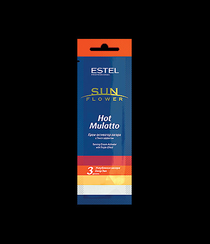 ESTEL Crema Sun Flower Hot Mulatto Tan Activator Nivel 3, 15 ml