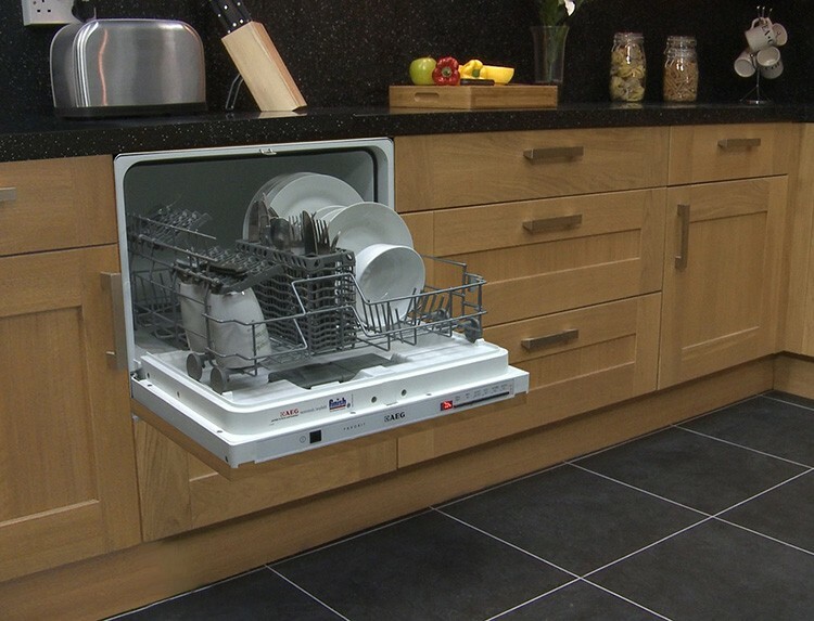 A small dishwasher is ideal when there is little space, but you really want to get a good helper