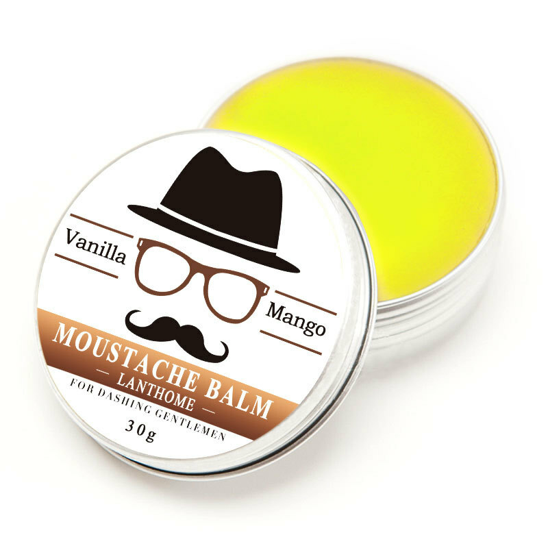Naturlige olier Styling Moustache Wax Bee Balm Fugtgivende skægudglatning