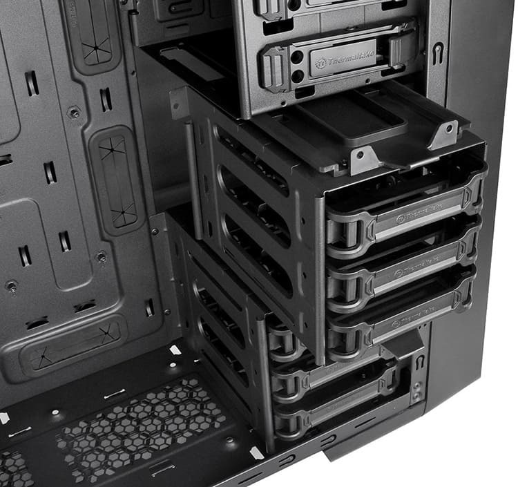 The most sophisticated models have retractable hard drive slots - very convenient!