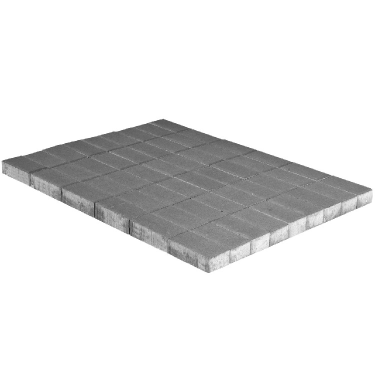 Brolægningsplader Braer Rektangel grå 200x100x40 mm