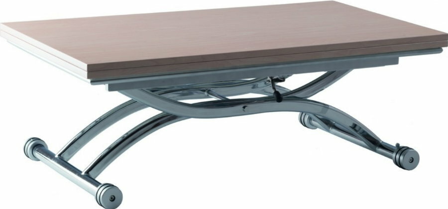 Zložljiva miza s kovinskimi nogami
