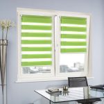 office design with roller blinds Day and Night