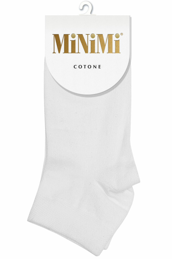 Ženske nogavice MiNiMi MINI COTONE 12019-41 bele 39-41