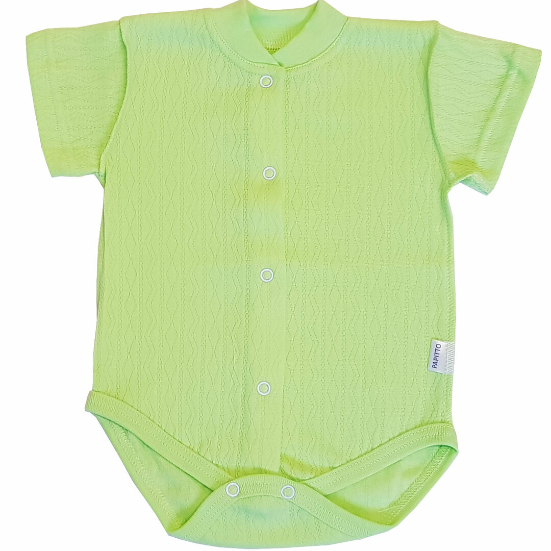 Body Papitto ajouré vert clair, taille 20-56 I61-325