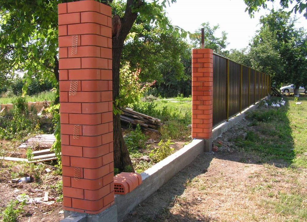 clôture Polonais briques de parement