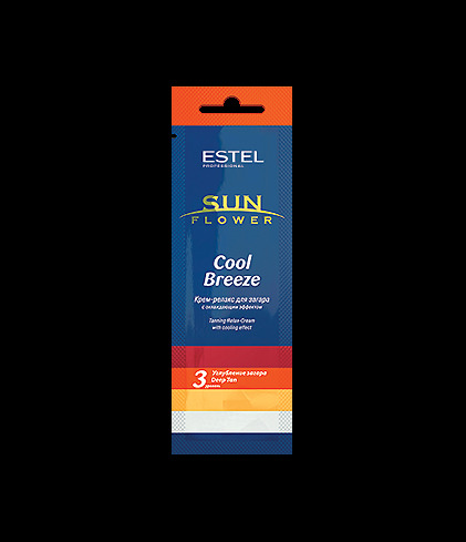 ESTEL Sun Flower Cool Breeze Relax Tanning Level 3 Cream, 15 ml