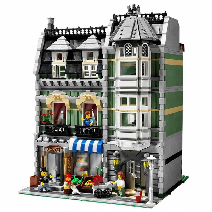 Construction set LEPIN KING 84008 Green Grocery Store