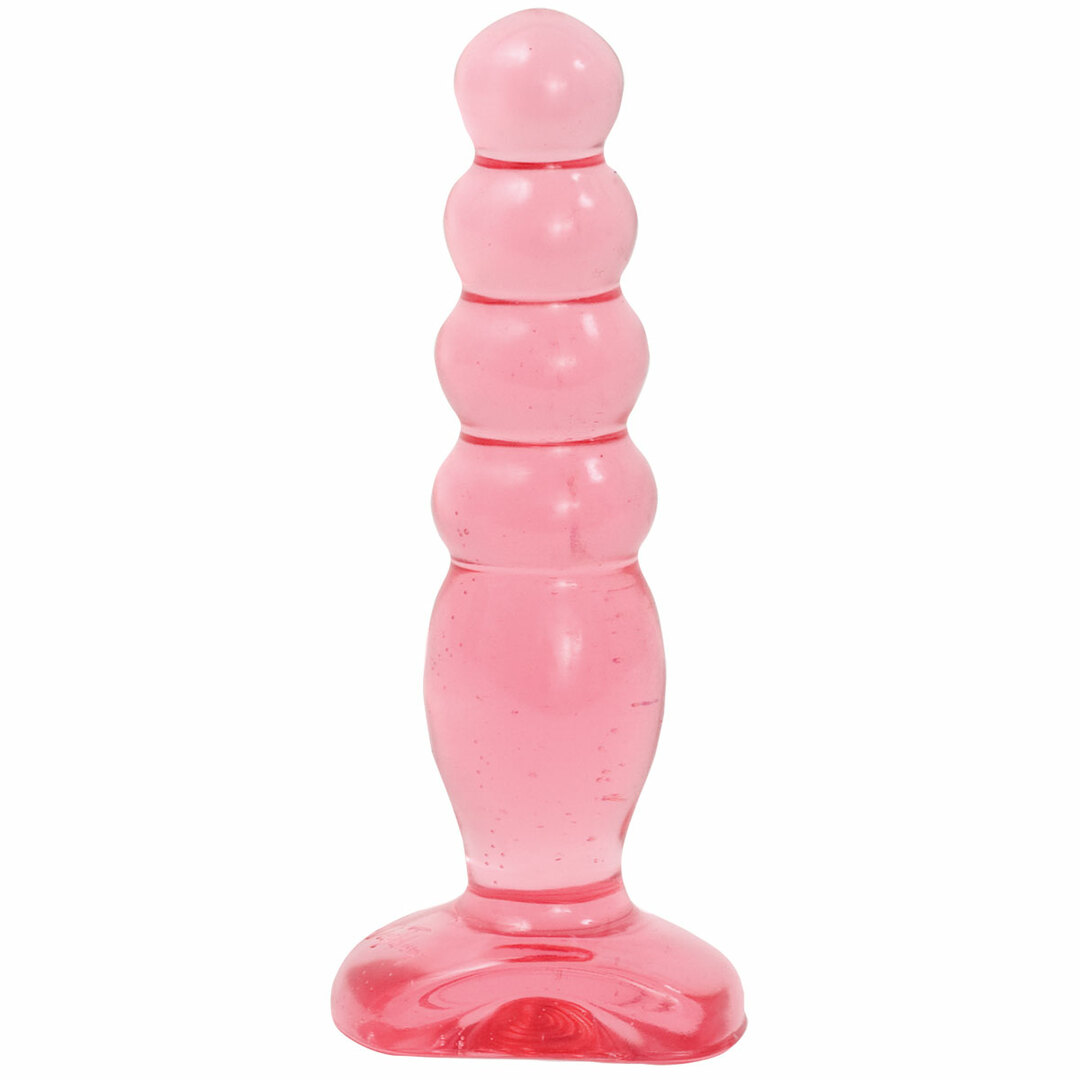 Crystal Jellies 5 Tampão anal Delight rosa - 14 cm.