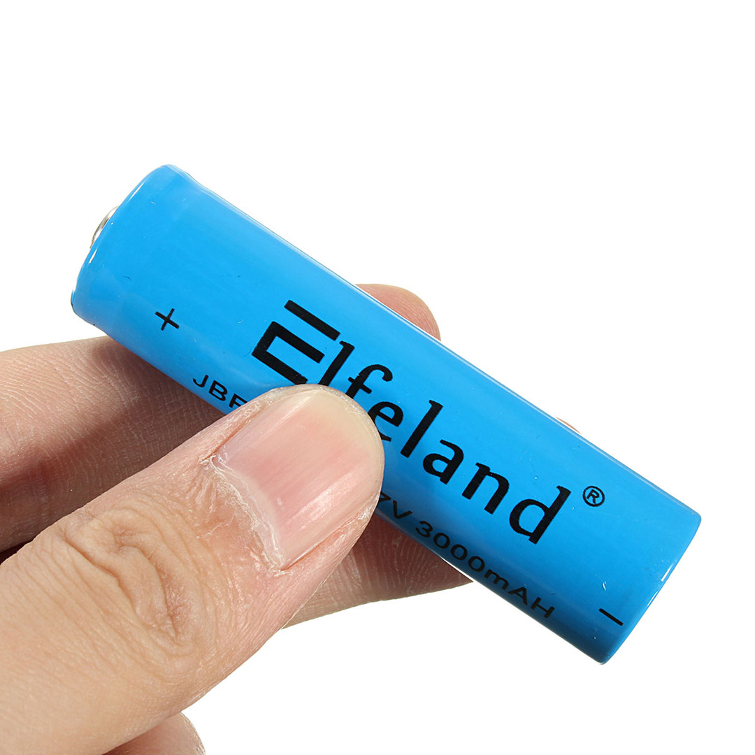 Bateria recarregável de íon-lítio Elfeland 18650 3000mAh 3,7V