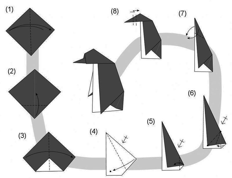 10 ideias para criar joias de origami incomuns