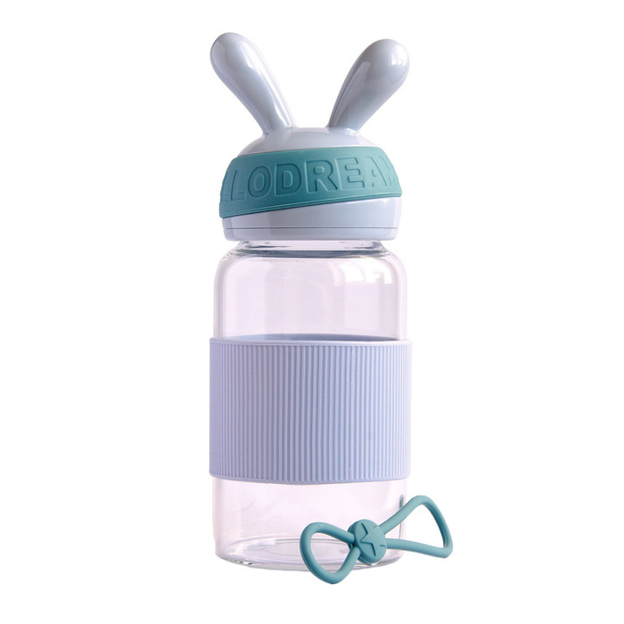 Bunny láhev na vodu 340 ml, šedá
