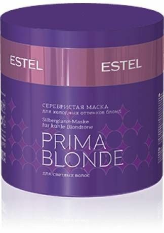 ESTEL kaukė „Prima Blonde Silver“, skirta šaltai šviesiai šviesiai spalvai, 300 ml